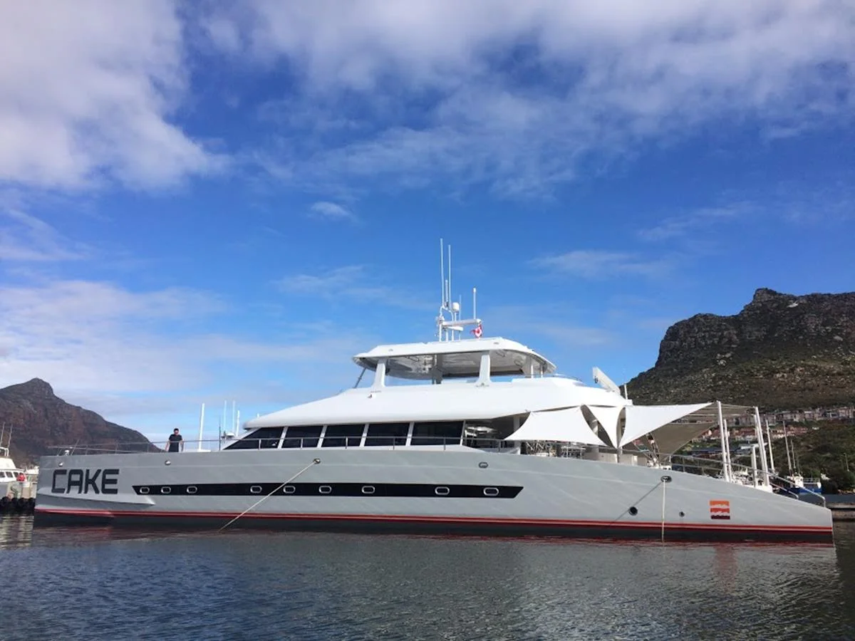 Two Oceans 800E Power Catamaran II Cake 2016 boat specs